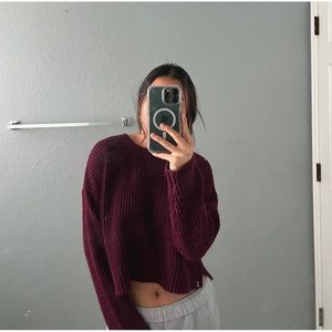 Maroon Sweater